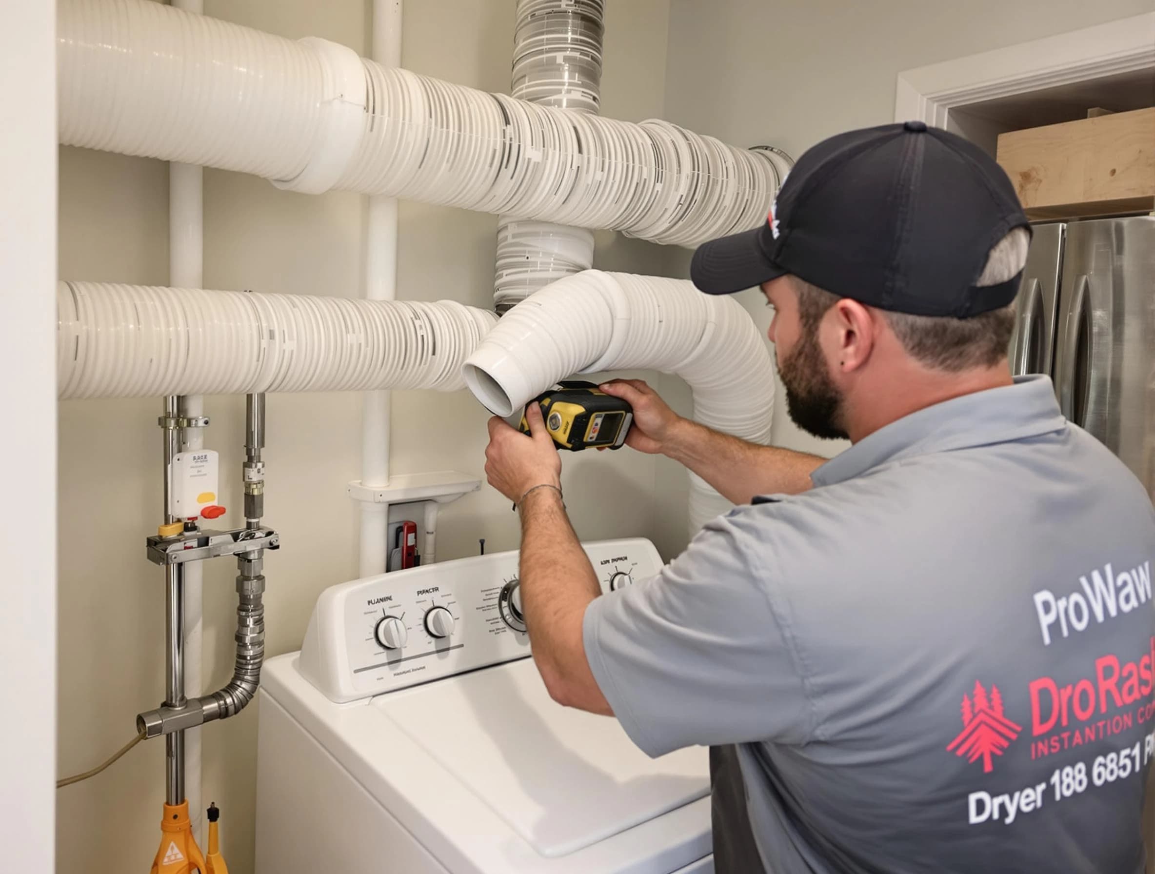 Professional dryer vent hose installation by Gardendale Dryer Vent Cleaning in Gardendale