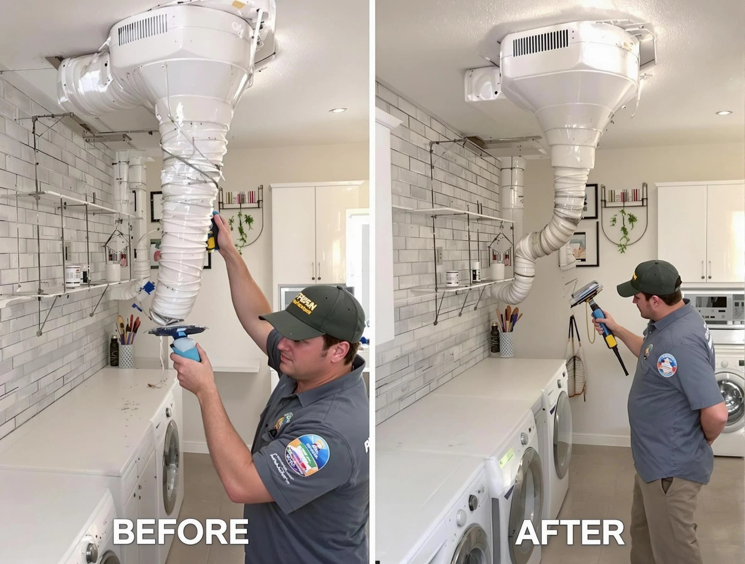 Professional dryer exhaust vent cleaning by Gardendale Dryer Vent Cleaning in Gardendale