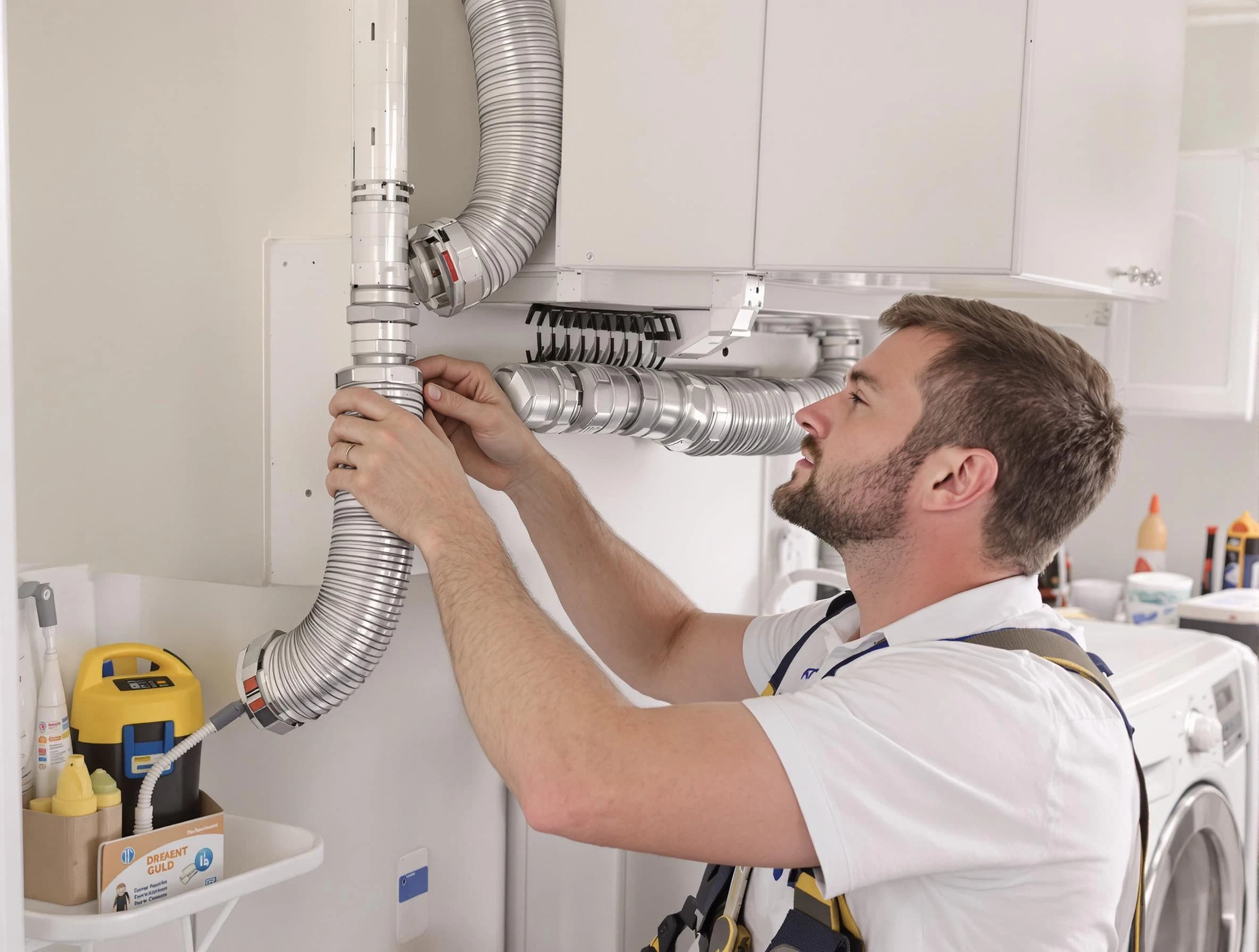 Professional dryer vent repair and installation by Gardendale Dryer Vent Cleaning in Gardendale