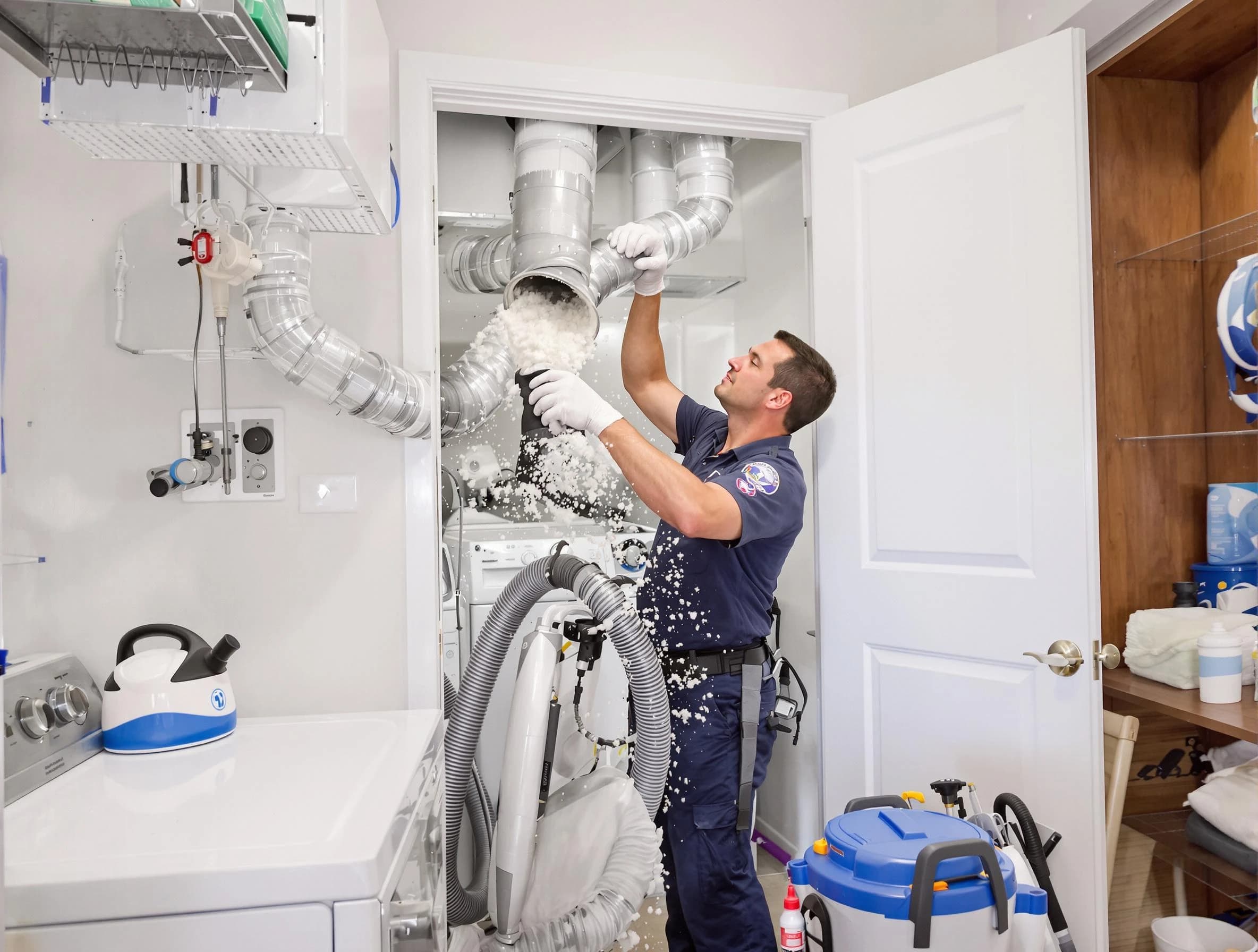 Gardendale Dryer Vent Cleaning technician delivering thorough residential dryer vent cleaning service in Gardendale