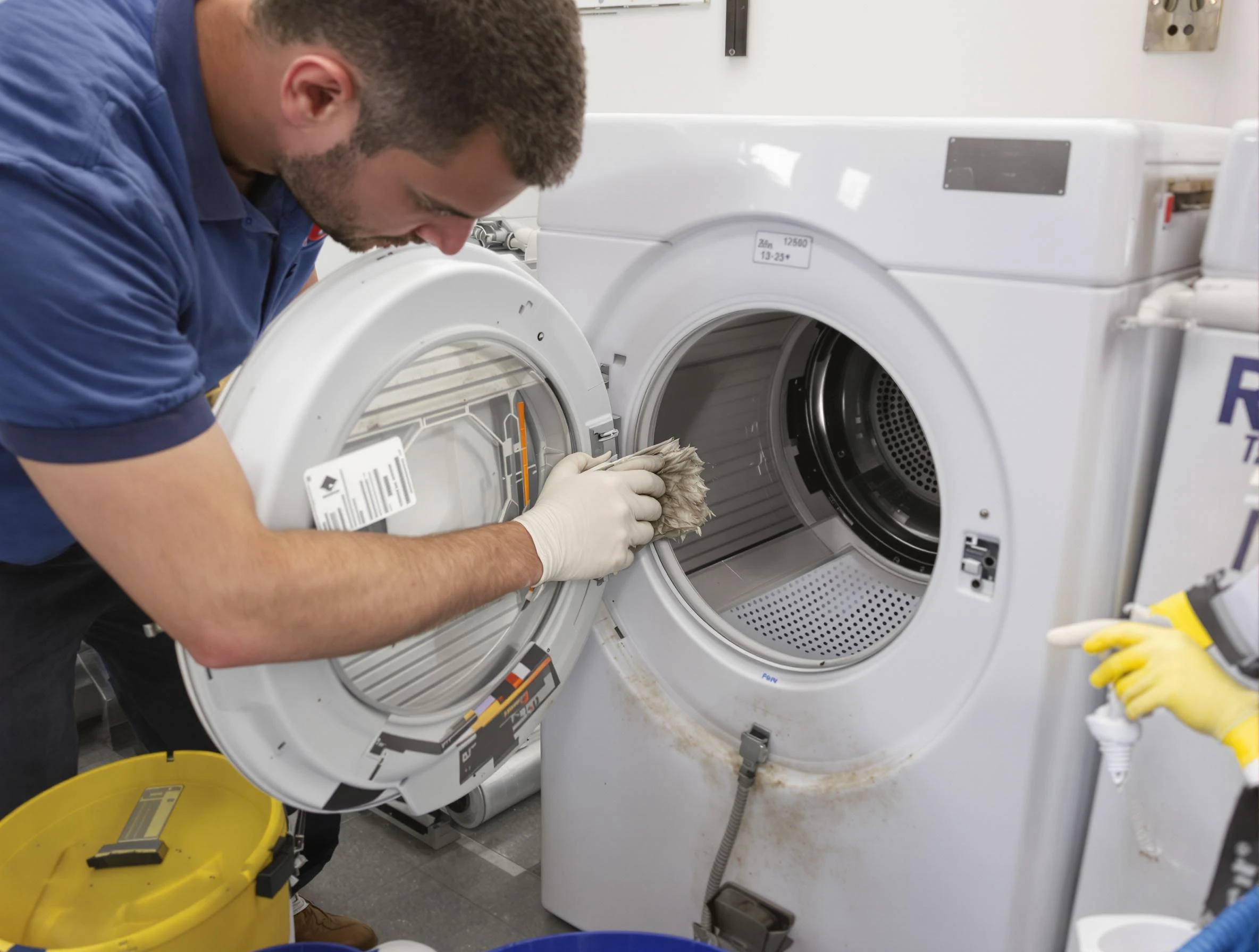 Gardendale Dryer Vent Cleaning specialist performing detailed lint trap cleaning service in Gardendale